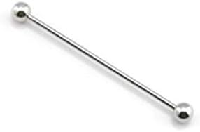 Yuchoi Men Neck Tie Shirt Pin Round Head Ends Collar Bar Pin Collar Clip Clasp(Silver)