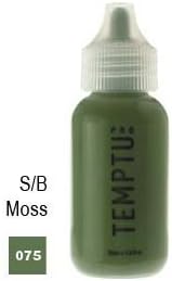 TEMPTU PRO S/B Airbrush Makeup 1 Ounce Bottle of Moss Color (#075) by Temptu Pro