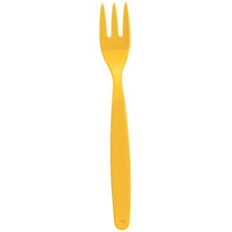 Kristallon DL119 Polycarbonate Fork, Yellow