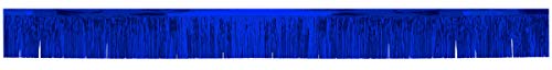 2-Ply FR Metallic Fringe Drape (blue) Party Accessory  (1 count)