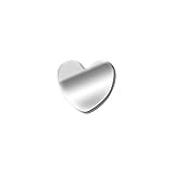 Solid Titanium Heart Dermal Top