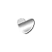 Solid Titanium Heart Dermal Top