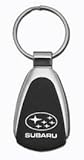 Subaru Black Tear Drop Key Chain