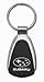 Subaru Black Tear Drop Metal Key Ring