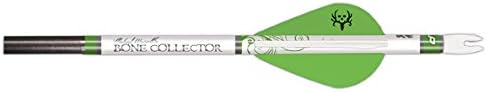 New Archery Products 6-Pack Quickfletch Bone Collector (White /Green)