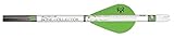 Quikfletch Bone Collector (6-Pack), White/Green