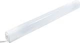 GE 10185 Fluorescent Fixture 22 in T8, Built-in On/Off Rocker Switch, Plastic Housing, for Lighting a Utility Room, Workshop, Garage, Kitchen Space, Basement, Home Office & More, 101, 22 Inch