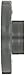 GF Piping Systems PVC Pipe Fitting, Flange, Schedule 80, Gray, 3