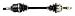 GSP NCV69505 CV Axle Shaft Assembly - Left Front (Driver Side)