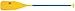 Carlisle Outfitter Canoe or Rafting Paddle with Xenoy Blades and Aluminum Shaft (Yellow and Blue, 60 Inches)