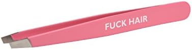 Tweezers- Secret Service Beauty Baby Pink F$k Hair w/Mirror/Protective Case
