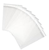 Alytimes 9x12 Inch Resealable Clear Cello Bags - Tape on Lip (Flap) Set of 100
