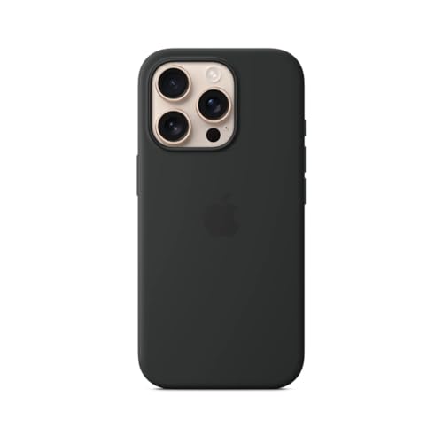 Apple iPhone 16 Pro Silicone Case with MagSafe - Black... en promo sur Amazon