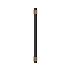 Amerock | Cabinet Pull | Matte Black/Champagne