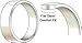 King Will CLASSIC 8mm Comfort Fit Flat Top Brushed Center Tungsten Carbide Ring Grooved Wedding Band