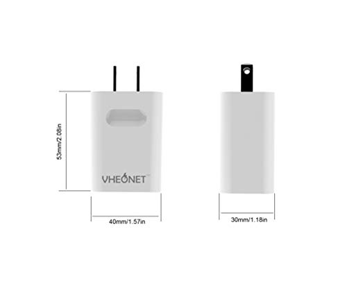 VHEONET USB C Charger 18W PD3.0 Type C Mini Wall Charger Power Delivery for iPhone 11 Pro Max Xs Max XR X 8 Plus, AirPods Pro, iPad Pro,Samsung Galaxy S10+S9+,Google Pixel 3a XL(USB A Included)