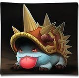 Custom Fhy League Of Legends Lol Rammus 2 Sides Printing Personalized Cotton Pillow Case 18 X18