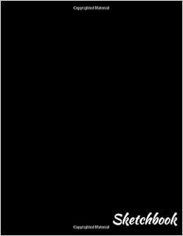 Sketchbook: 8.5 x 11 Large Black Sketchbook Journal, Blank Notebook Unlined Paper for Drawing, Sketching, Doodling, Writing (Art Sketch Pad), 100 Durable Unruled Pages, Matte Soft Cover