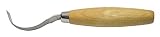 Morakniv Wood Carving Hook Knife 163 with Sandvik Stainless Steel Blade, 0.9-Inch Internal Radius
