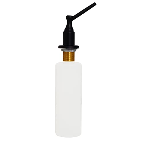 Westbrass Standard Kitchen Sink Soap/Lotion Dispenser, Matte Black, D217-62