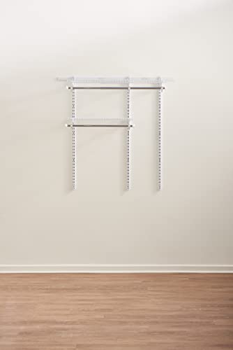 Rubbermaid Configurations Classic Closet Kit, White, 3-6 Ft., Wire