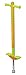 Flybar Limited Edition Foam Maverick Pogo Stick for Boys & Girls, Ages 5-9 (Orange/Lime) Comes With New 'Rubber' Grip Handles.