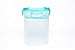 Crazy Korean Cooking Premium Kimchi, Sauerkraut Fermentation and Storage Container with Inner Vacuum Lid, Translucent Coral Green, 0.9 gallon (3.4 L)