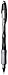 BIC Roller Glide Deco Roller Ball Pen, Fine Point (0.7 mm), Black, 4-Count