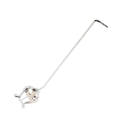 Moligh doll Duable Marching Baritone Lyre Trombone Euphonium Lyre Music Sheet Clip Flip Folder Silver