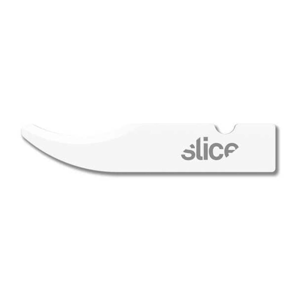 Slice 10536 Seam Ripper Blades (Rounded Tip) Finger-Friendly Ceramic Safety Blades - Stitch Unpicker And Thread Cutter - Pack of 4 Blades