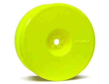 Avid RC 12mm Hex Satellite 2.2" Front Buggy Wheels (2) (B5/RB5) (Yellow)