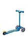 Micro Kickboard - Mini Deluxe - Three Wheeled, Lean-to-Steer Swiss-Designed Micro Scooter for Toddlers & Children with Adjustable Handlebar for Ages 2-5 (Ocean Blue)