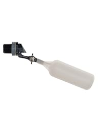 Válvula de flotador Kerick Valve MA052 PVC, tanque de montaje, brazo ajustable, 1.5 GPM a 60 PSI, 1 2 in NPT, masculino