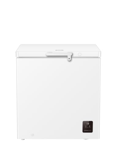 Gorenje FH20E6W5 Gefriertruhe mit Rollen, 78,7cm Breite, 198 Liter, Gefrierschutz unten-15℃, Elek, Kontrolle, Inverter, Sicherheitsschloss, FastFreeze, BxHxT: 7