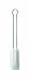 Rosle Stainless Steel & Silicone Flexible Spatula, 8-inch,White
