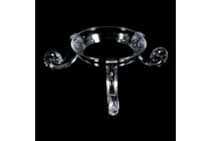 GEOFOSSILS CrystalAge Standard Egg and Sphere Stand - Clear