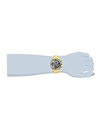 Invicta 25281 Oro Amarillo De Fibra De Vidrio De Los Hombres S1 Rally Azul Dial Acero Pulsera Reloj cronógrafo