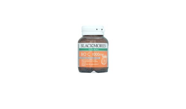 Amazon Com New Blackmores Vitamins Bio C 1000mg Plus Natural Bioflavonoids Supplement Health Household