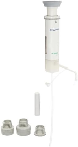 Hirschmann Ceramus Classic 9351100 Bottle Top Dispenser with Ceramic Piston, 25ml Fixed Preset Volume