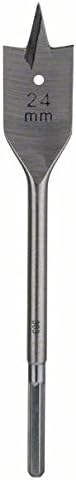 Bosch Flat Drill Bit 24mm Ø Wood Fast Centering Tip view 2