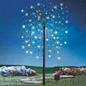 image for Collections Etc. LED Solar Willow Tree, Outdoor Solar Tree with Colorf