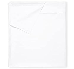Queen Size Flat Sheet, Soft 100% Cotton Sheet, 400