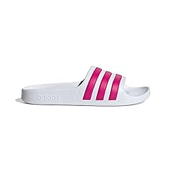 adidas Unisex Adilette Aqua Mule, Footwear White