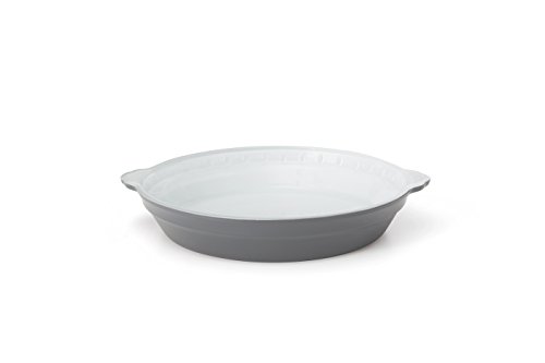 Creo SmartGlass Pie Pan, 9-Inch, Brooklyn Grey