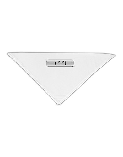 TooLoud Happy FaceText Bubble Adult 19" Square Bandana