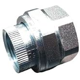 COREX 3/4" Explosion Proof UNF Straight Union Fitting/Connector For Rigid/IMC Conduit - Steel Construction For Hazardous Locations - F/F - 1-Pack