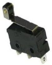 GC Electronics 35-838 Momentary Snap Action Switch with Roller Lever Actuator, SPDT, 5A 250VAC, Solder Terminals