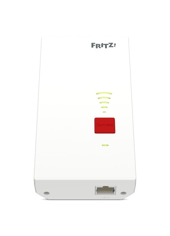 Fritz!Repeater 2700 (Ultraschnelles Wi-Fi 7 mit bis zu 6.500 MBit/s, optimiert WLAN-Reichweite, WLAN Mesh, einfache Einrichtung, höchster Sicherheitsstandard Dank WPA3/2, deutschsprachige Version) 2