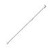 Curtain Rod - TOOGOO(R)Spring Loaded Extendable Telescopic Net Voile Tension Curtain Rail Pole Rod Rods White 40-75cm