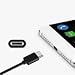 Authentic KEYone USB to Type-C Charging and Transfer Cable. (Black / 3.3Ft)